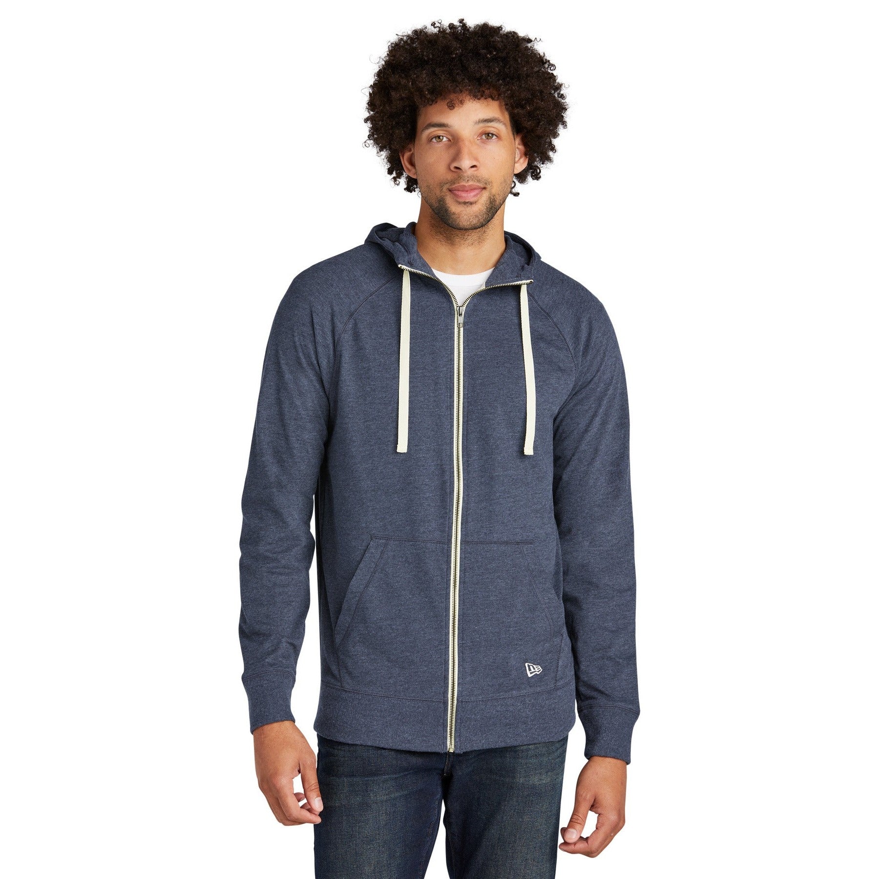 New Era-New Era ® Sueded Cotton Blend Full-Zip Hoodie. NEA122-MedTech-4